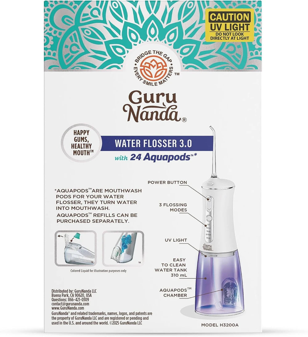 GuruNanda Advanced Dental Water Flosser