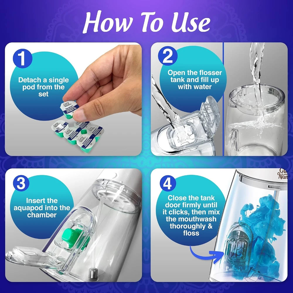 GuruNanda Advanced Dental Water Flosser